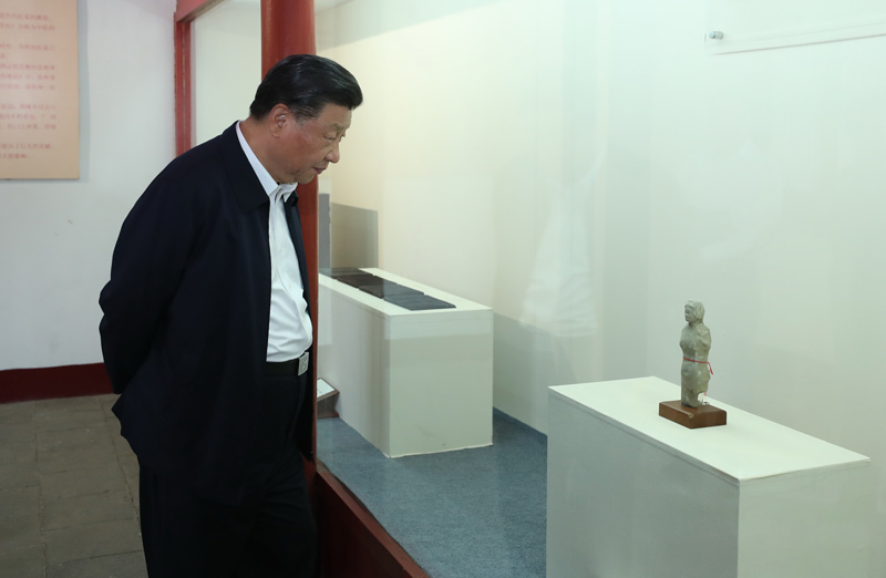 2021年5月12日,习近平总书记在南阳市考察东汉医学家张仲景的墓祠纪念地医圣祠。