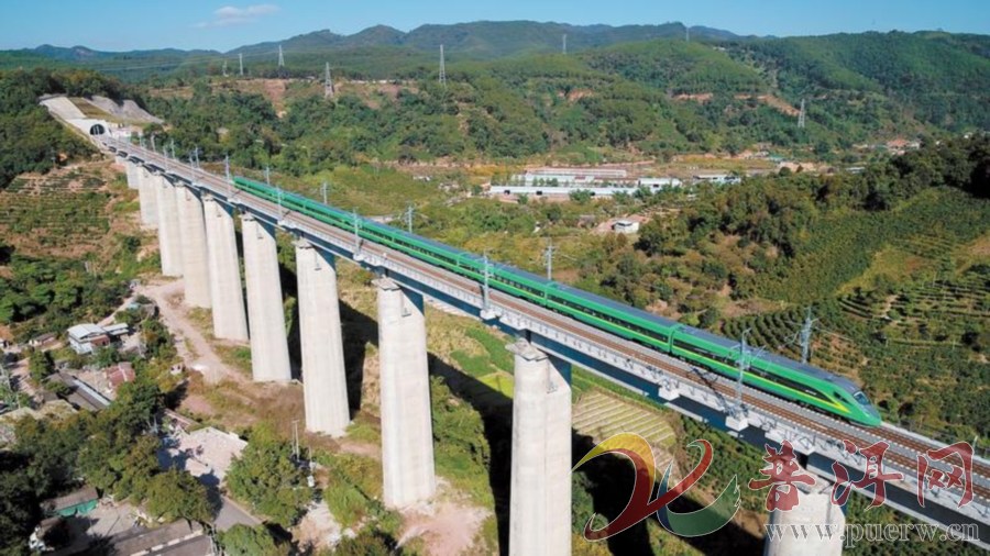 钢铁丝路绘绿卷 生态普洱启新程——中老铁路通车运营四周年系列报道①