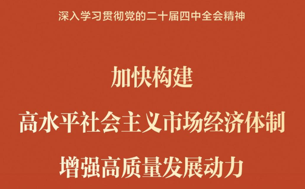 加快构建 高水平社会主义市场经济体制 增强高质量发展动力